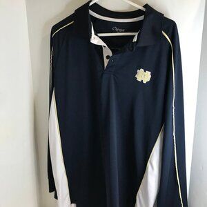 NOTRE DAME MENS LONG SLEEVE PULLOVER SIZE XL